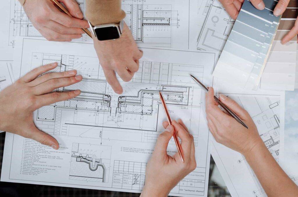 As-built drawings, survey. Architecture firms